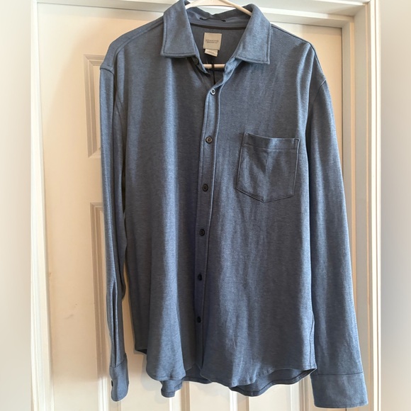 Giasone Shirt Men's Long Sleeve Button Down Shirt Size Large NWT - Picture 3 of 9